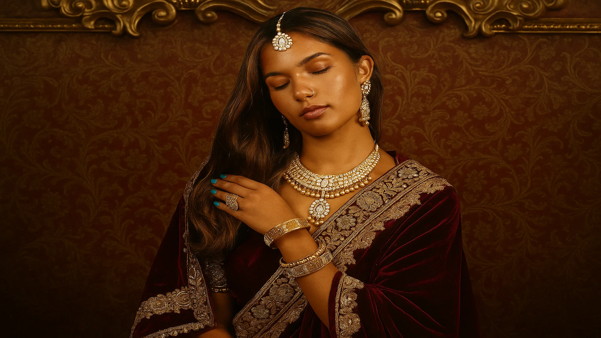 Exquisite 22ct Gold Asian Artistry
